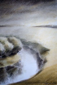 "пасмурно", бумага пастель, 60х80, 2007